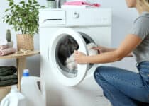 concept of housework with washing machine and girl 2022 01 30 08 37 22 utc 1