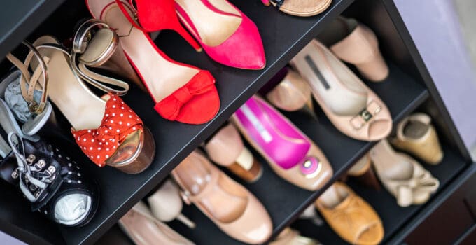 gray closet shelves full of fashion female shoes o 2021 09 04 15 17 09 utc 1