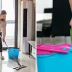 Mix fatto in casa per pulire e far brillare il pavimento di casa