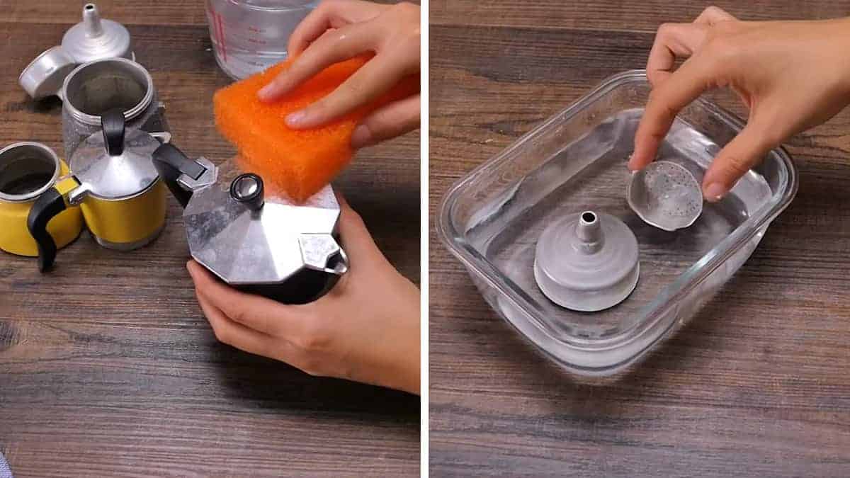 Come igienizzare la caffettiera moka senza usare detergenti chimici: impiega esclusivamente acido citrico e acqua