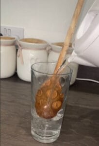 Cucchiaini di Legno immagine stock. Immagine di cucina - 269267