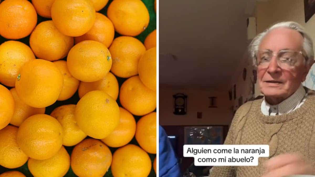 L’insolito consiglio di un nonno su come mangiare correttamente un’arancia (Video)