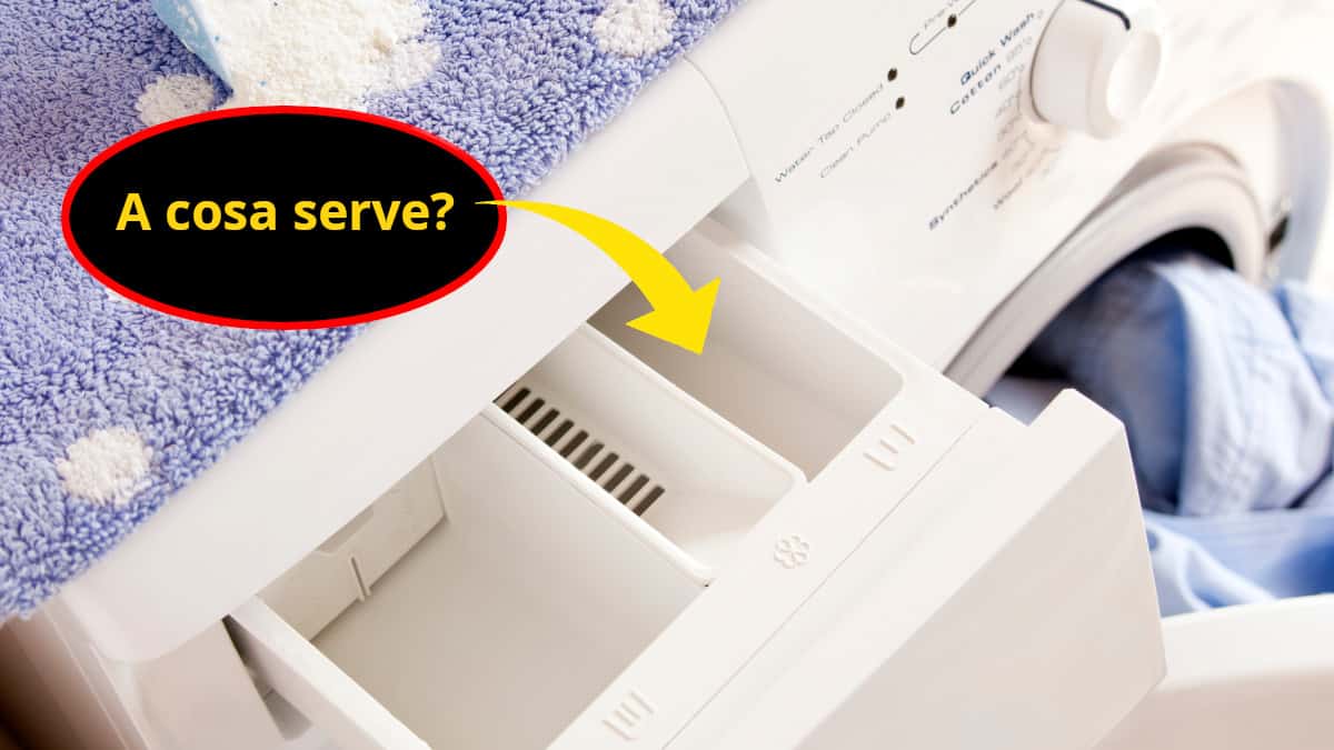 Pochi sanno come utilizzare correttamente il terzo scomparto nella vaschetta della lavatrice. E tu?