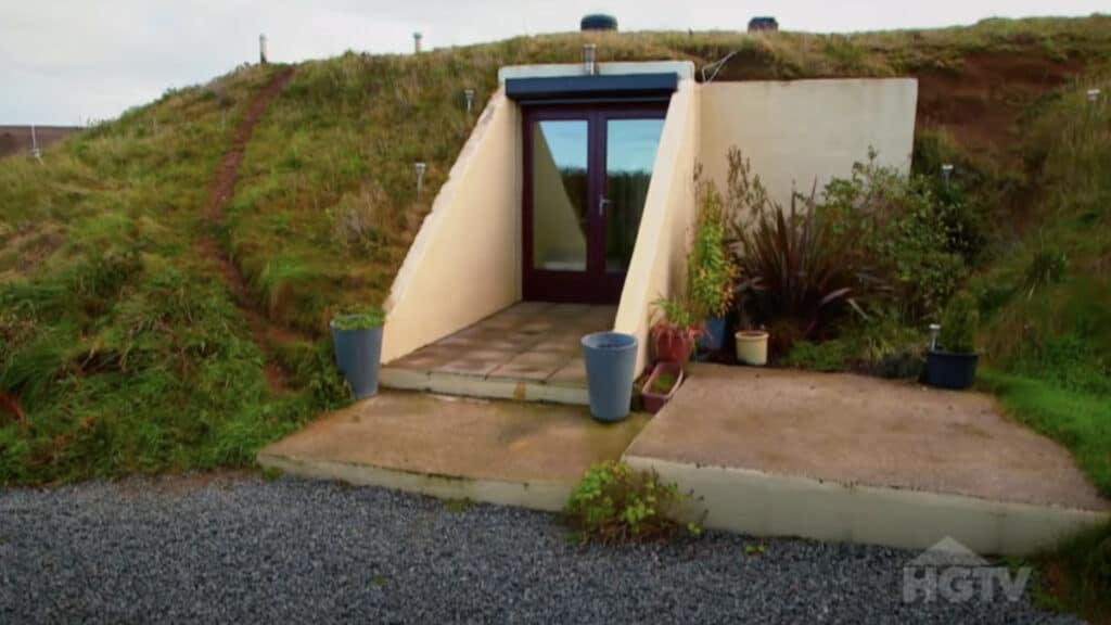 Elizabeth ha trasformato un bunker nella sua casa dei sogni